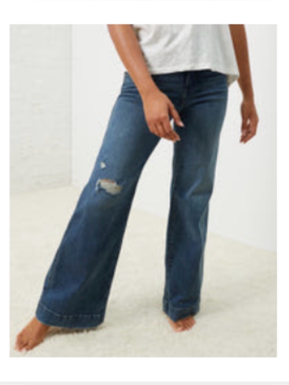 UpWest All-Day Wide-Leg Denim Jeans | Professionally Hemmed | XL, 16-18